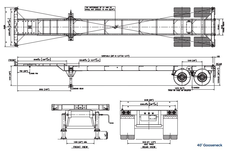 40’ Gooseneck